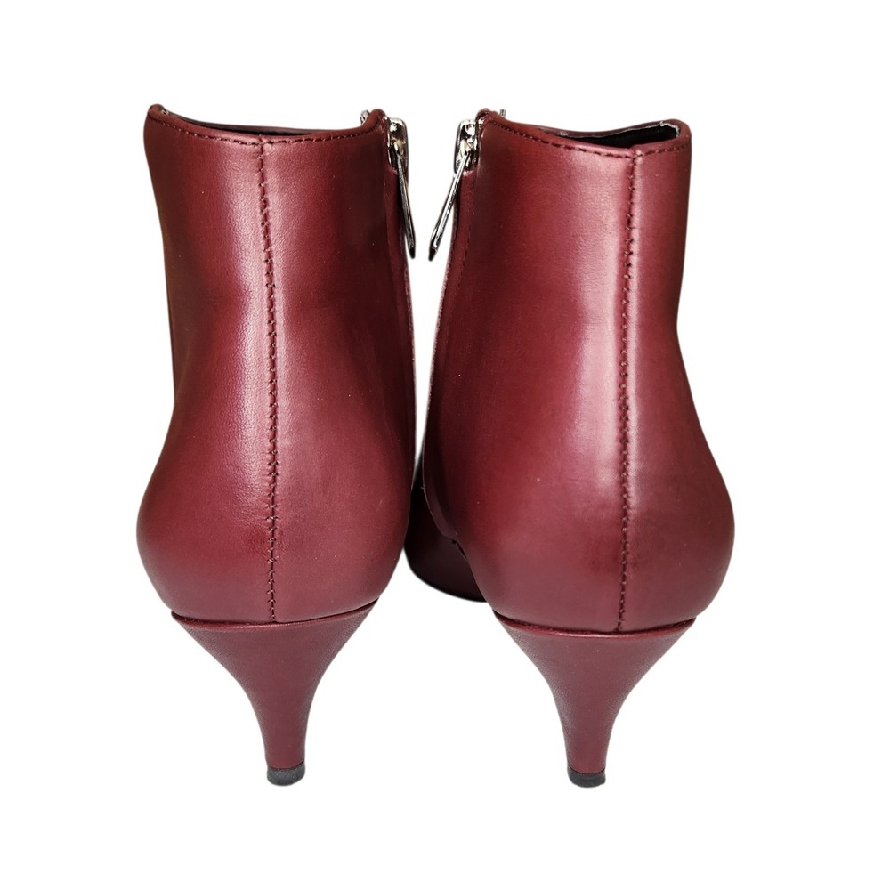 Sam Edelman Women's Kinzey Leather Ankle Boots F3470L Size 8M Beet Red - Picture 2 of 9